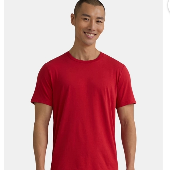 George Classic Cut T-Shirt Athletic Mens Small Men's S Red - Picture 2 of 7